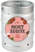 Пиво Mort Subite Kriek ламбик, фильтрованное в кегах 20 л.