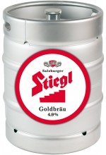 Пиво Stiegl Goldbrau светлое, фильтрованное в кегах 25 л.