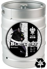 Пиво Black Cat молочный стаут, нефильтрованное в кегах 30 л.
