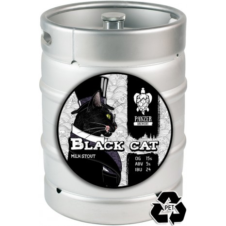 Пиво Black Cat [Milk Stout]. Кег (ПЭТ) 30 л.