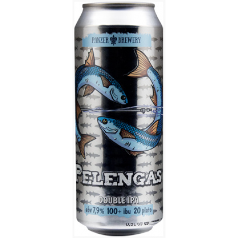 Пиво Pelengas двойной IPA, в банке 0.5 л.