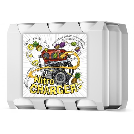 Пиво Nitro Charger милкшейк IPA, нефильтрованное в упаковке 12шт × 0.33л.