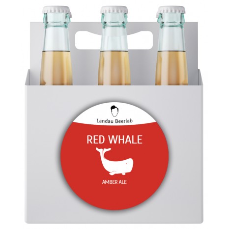 Пиво Red Whale амбер эль, нефильтрованное в упаковке 12шт × 0.5л.