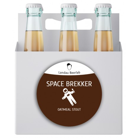 Пиво Space Brekker овсяный стаут, нефильтрованное в упаковке 12шт × 0.5л.
