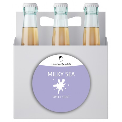 Пиво Milky Sea молочный стаут, нефильтрованное в упаковке 12шт × 0.5л.