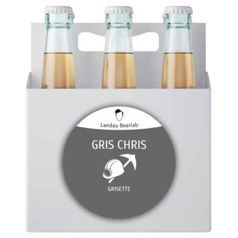 Пиво Gris Chris гризетт, нефильтрованное в упаковке 12шт × 0.5л.