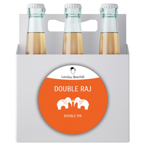 Пиво Double Raj двойной индийский пэйл эль, нефильтрованное в упаковке 12шт × 0.5л.