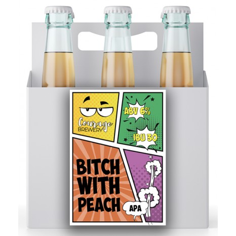 Пиво Bitch with Peach 2.0, APA, в упаковке 20шт × 0.5л.