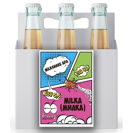 Пиво Милка, Milkshake APA, в упаковке 20шт × 0.5л.