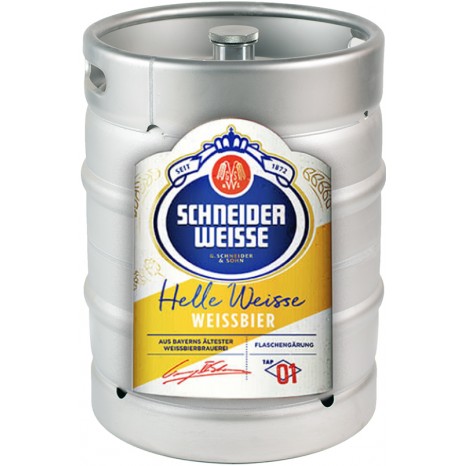 Пиво Schneider Weisse TAP 1 светлое, нефильтрованное в кегах 20 л.