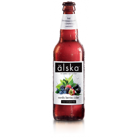 Сидр фруктовый ALSKA Nordic berries fruit, в ящике 12шт × 0.5л.