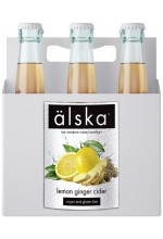 Сидр фруктовый ALSKA Lemon & Ginder Fruit, в ящике 12шт × 0.5л.