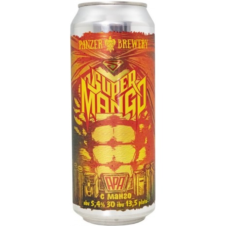 Пиво Super Mango APA, в банке 0.5 л.