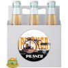 Пиво Custom Brewery "Пилснер" светлое, нефильтрованное в упаковке 20шт × 0.5л.