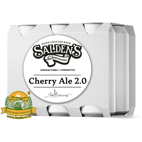 Пиво Cherry Ale 2.0, светлое, нефильтрованное в упаковке 20шт × 0.5л.