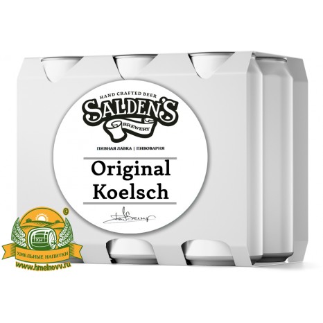 Пиво Original Koelsch, светлое, нефильтрованное в упаковке 20шт × 0.5л.