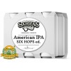 Пиво American IPA Six Hops, светлое, нефильтрованное в банке 0.5 л.