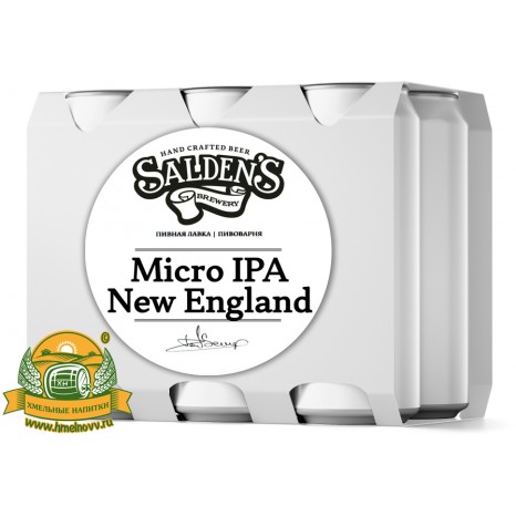 Пиво Micro IPA New England, светлое, нефильтрованное в упаковке 20шт × 0.5л.