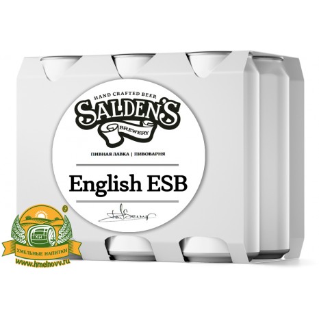 Пиво English ESB, светлое, нефильтрованное в упаковке 20шт × 0.5л.