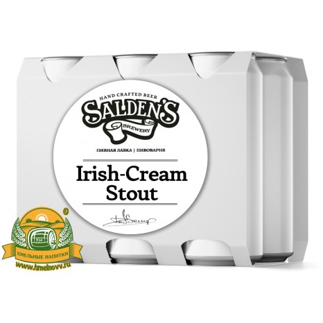 Пиво Irish-Cream Stout, темное, нефильтрованное в упаковке 20шт × 0.5л.
