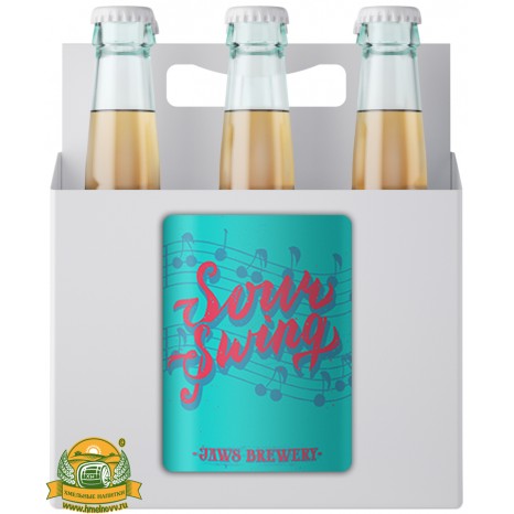 Пиво Sour Swing, светлое, нефильтрованное в упаковке 20шт × 0.5л.
