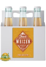 Пиво Weizen, светлое, нефильтрованное в упаковке 20шт × 0.5л.