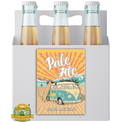 Пиво Pale Ale, светлое, нефильтрованное в упаковке 20шт × 0.5л.