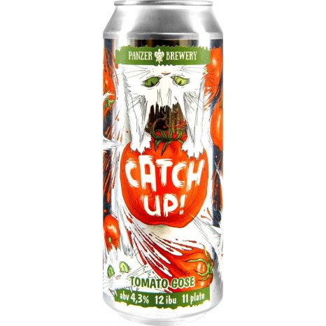 Пиво Catch Up, томатный гозе, в банке 0.5л. Пиво Catch Up, томатный гозе, в банке 0.5л.