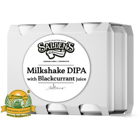 Пиво Milkshake DIPA With Blackcurrant, светлое, нефильтрованное в упаковке 20шт × 0.5л.