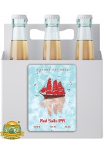 Пиво Red Sails, светлое, нефильтрованное в упаковке 20шт × 0.5л.