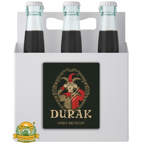Пиво Durak, темное, нефильтрованное в упаковке 20шт × 0.5л.