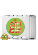Пиво I Got Guava Worms, светлое, нефильтрованное в упаковке 20шт × 0.5л.