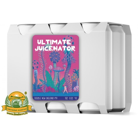 Пиво Ultimate Juicenator, светлое, нефильтрованное в упаковке 12шт × 0.5л.