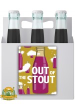 Пиво Out of the Stout: Апельсин/Острый перец, темное, нефильтрованное в упаковке 20шт × 0.5л.