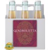 Пиво Quadroletta, темное, нефильтрованное в упаковке 24шт × 0.33л.