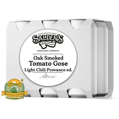Пиво Oak Smoked Tomato Gose Provance, светлое, нефильтрованное в упаковке 20шт × 0.5л.