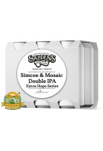 Пиво Simcoe & Mosaic DIPA Extra Hops Series, светлое, нефильтрованное в упаковке 20шт × 0.5л.