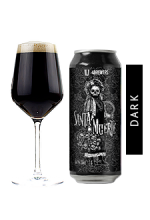 Пиво Santa Muerte, темное, нефильтрованное в упаковке 12шт × 0.5л.