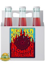 Пиво Атомная Прачечная Чили Red IPA, светлое, нефильтрованное в упаковке 20шт × 0.5л.