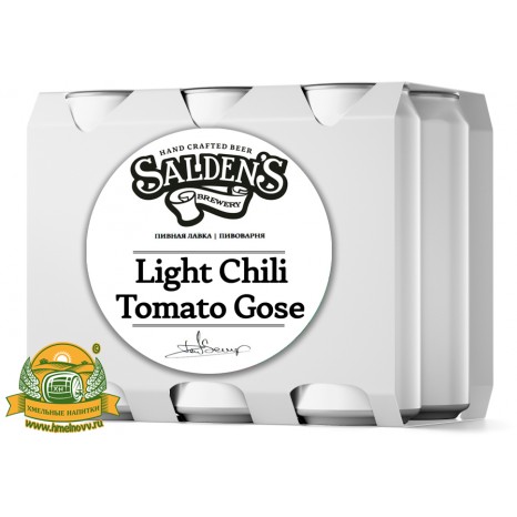 Пиво Tomato Gose Light Chili, светлое, нефильтрованное в банке 0.5 л.