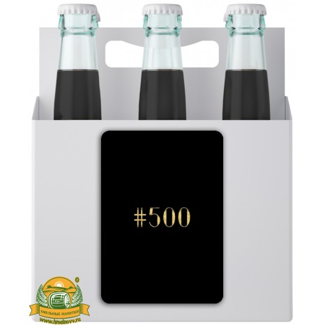 Пиво #500 Whisky BA, темное, нефильтрованное в упаковке 12шт × 0.33л.