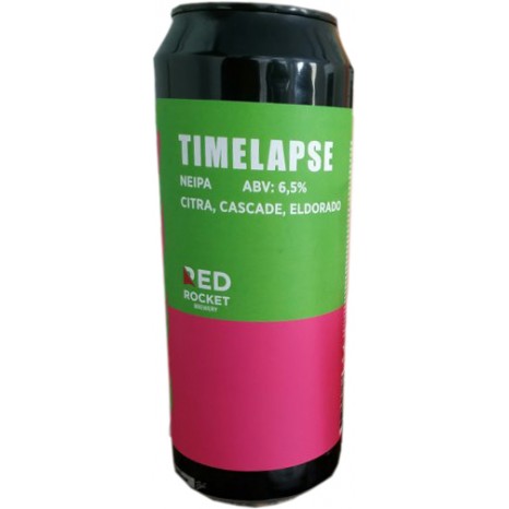Пиво Timelapse, светлое, нефильтрованное в упаковке 20шт × 0.5л.