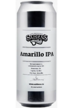 Пиво Amarillo IPA, светлое, нефильтрованное в банке 0.5 л.
