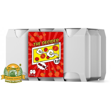 Сидр The Decider: Tomato 2.0, нефильтрованный в упаковке 20шт × 0.33л.