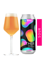 Пиво Ether Passion Fruit, светлое, нефильтрованное в упаковке 20шт × 0.5л.