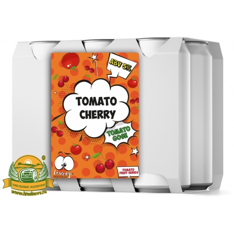 Пиво Tomato Cherry, светлое, нефильтрованное в упаковке 20шт × 0.5л.