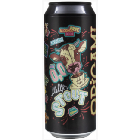 Безалкогольное пиво Origami Milk Stout. Банка 0.5 л.
