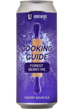 Пиво Cooking Guide Forest Berry Pie, светлое, нефильтрованное в упаковке 20шт × 0.5л.