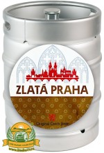 Пиво Zlata Praha светлое, фильтрованное в кегах 30 л.