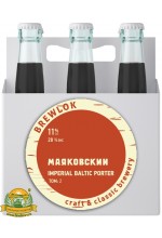 Пиво Маяковский Том 2 Глава 2, темное, нефильтрованное в упаковке 12шт × 0.33л.